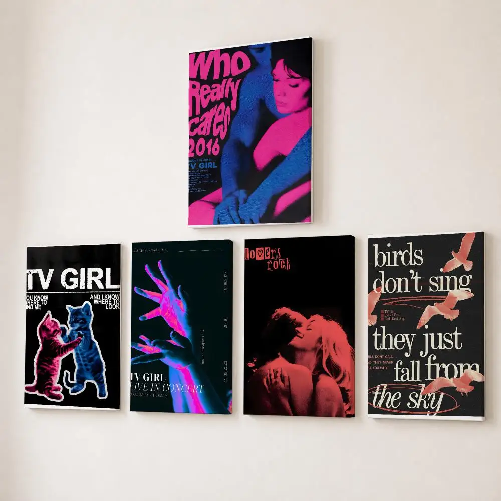 Canvas Wrap Ready - Music Band TV G-Girl Painting Calligraphy